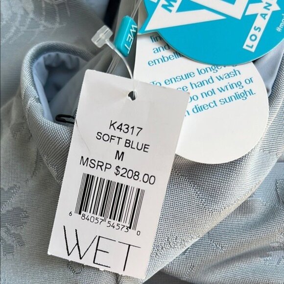 Wet Swimwear Carrie One-Piece in Soft Blue - M - Picture 9 of 11